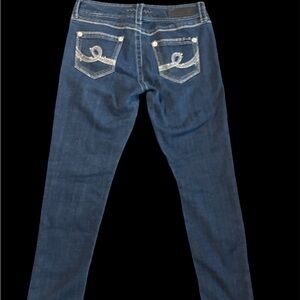 Seven7 Jeans Embellished Pocket Skinny Jeans - Size 29
